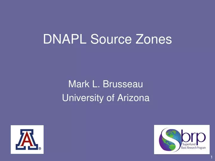 dnapl source zones
