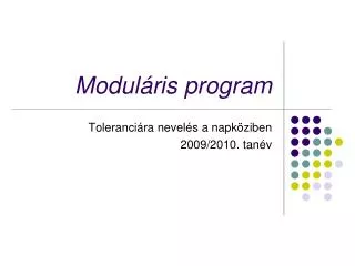 modul ris program