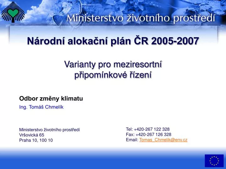 n rodn aloka n pl n r 2005 2007 varianty pro meziresortn p ipom nkov zen
