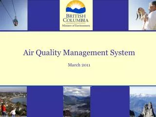 Air Quality Management System March 2011