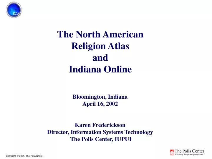 the north american religion atlas and indiana online