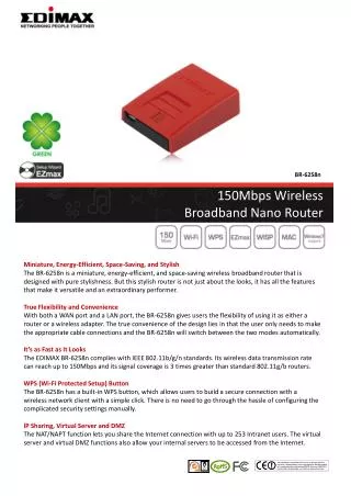 150Mbps Wireless Broadband Nano Router