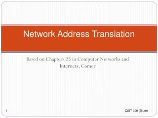 Network Address Translation
