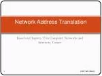 Network Address Translation - slide 1