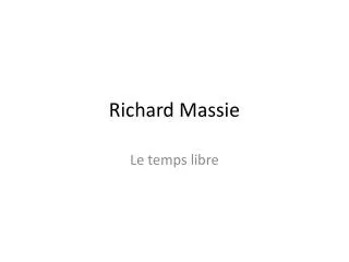Richard Massie