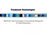 Treatment Technologies - slide 1