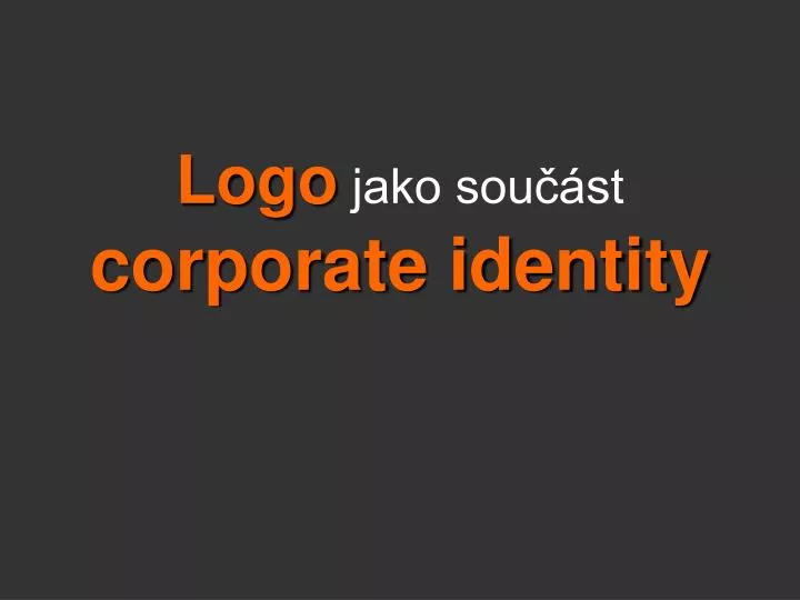 logo jako sou st corporate identity