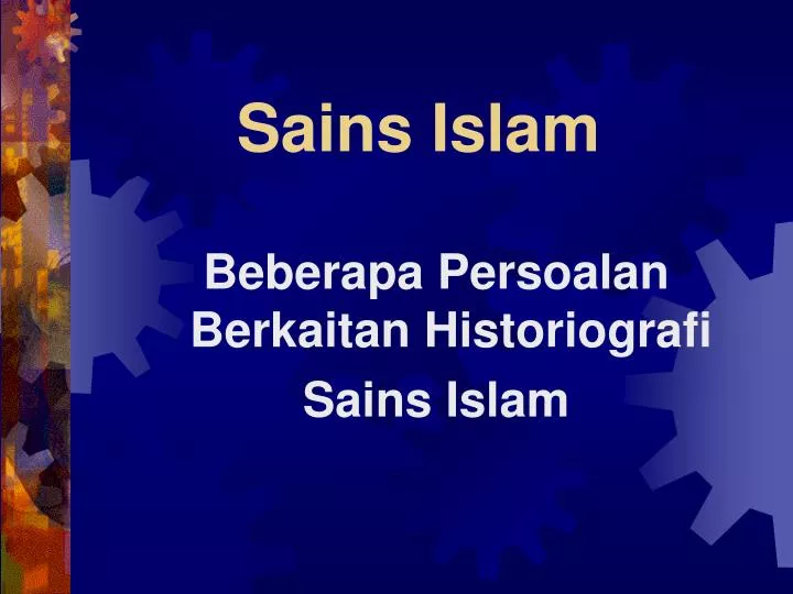 sains islam