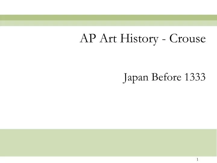 ap art history crouse