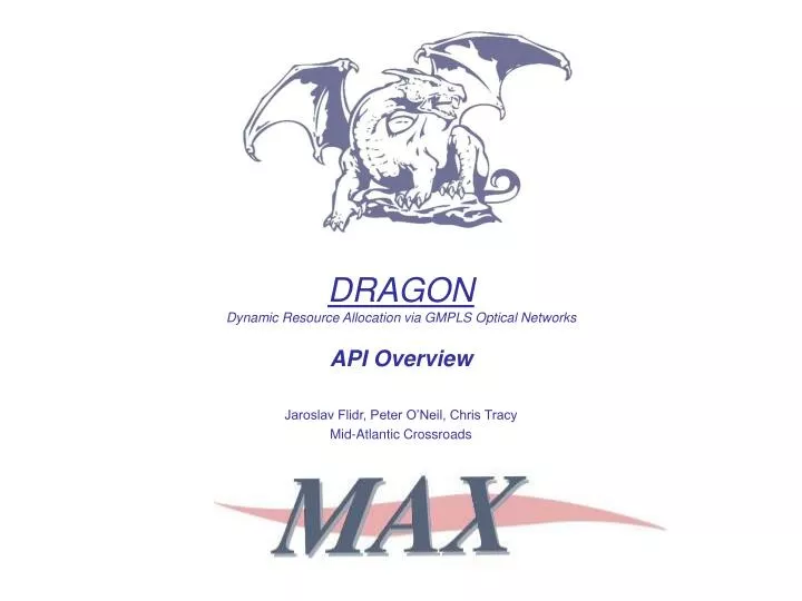 dragon dynamic resource allocation via gmpls optical networks