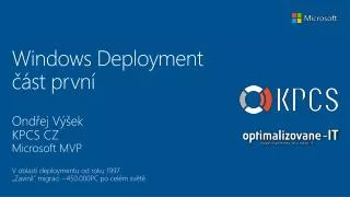 windows deployment st prvn