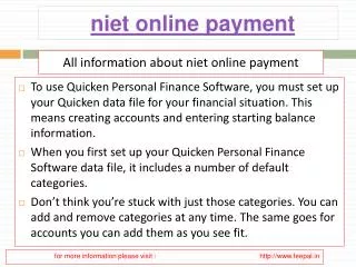 Smart and easy tips of niet online payment