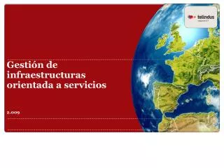 gesti n de infraestructuras orientada a servicios