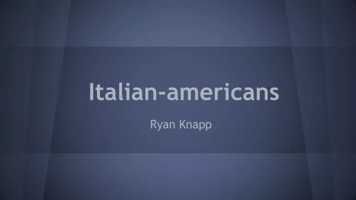 italian americans
