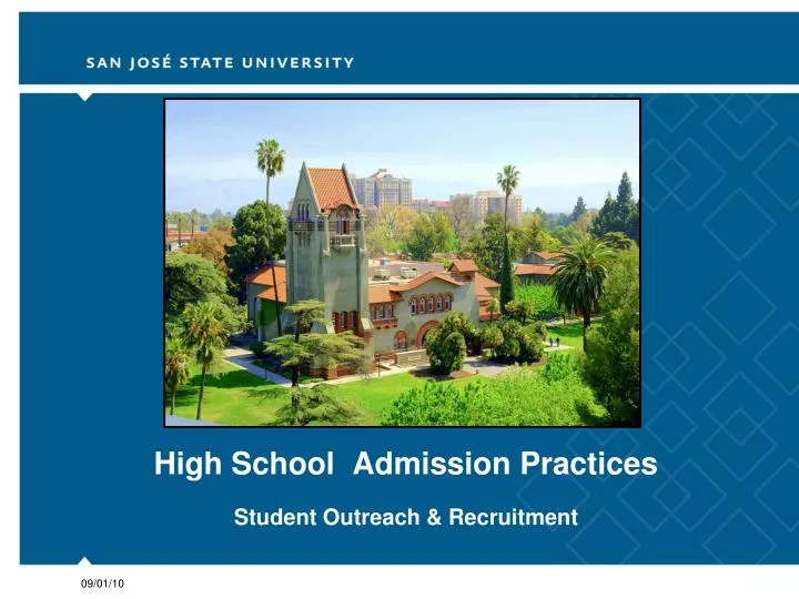 high school admission practices