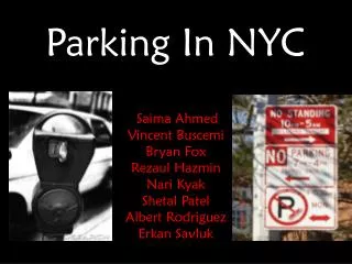 Parking In NYC