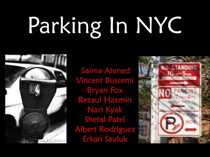 parking in nyc