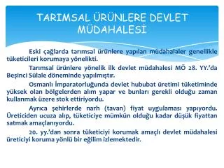 tarimsal r nlere devlet m dahales