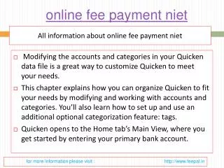 Easy tips of niet online payment