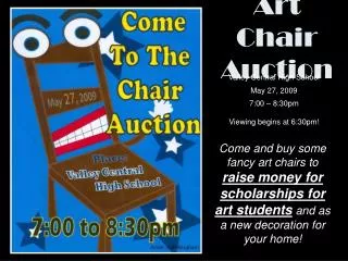 Art Chair Auction