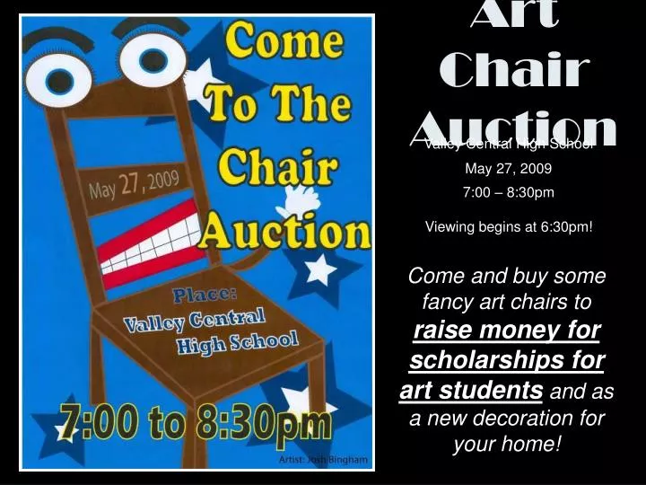 art chair auction