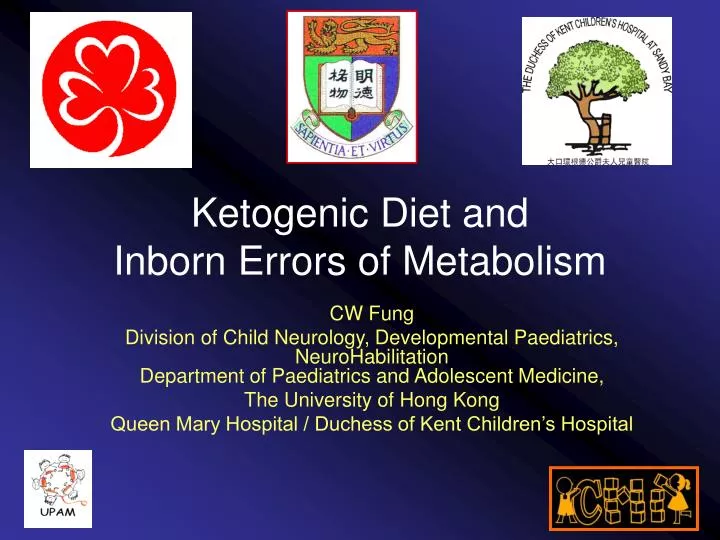 ketogenic diet and inborn errors of metabolism