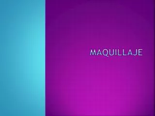 maquillaje
