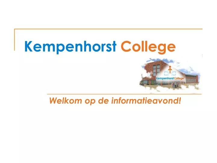 kempenhorst college