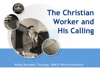 The Christian Worker and His Calling