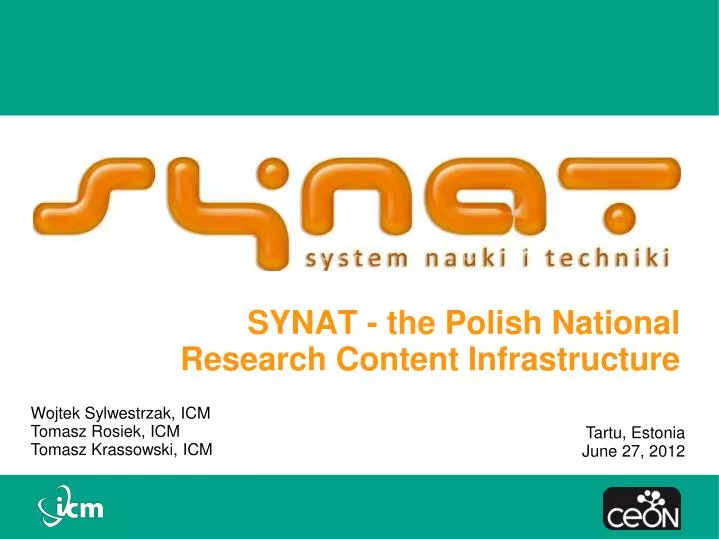 synat the polish national research content infrastructure