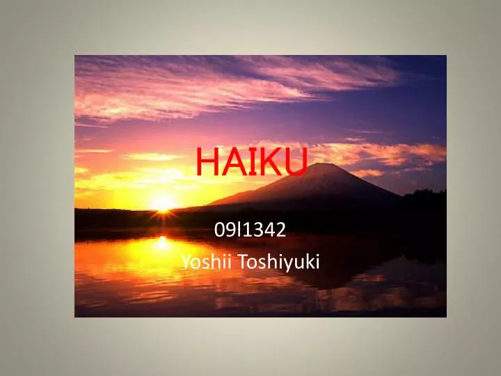 haiku