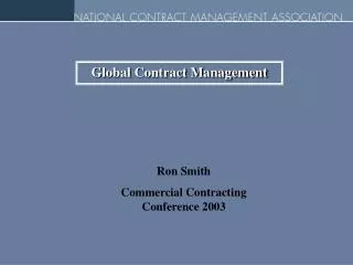 Global Contract Management