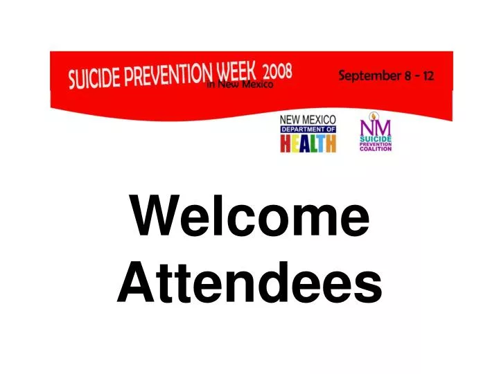 welcome attendees