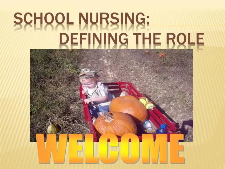 school nursing defining the role