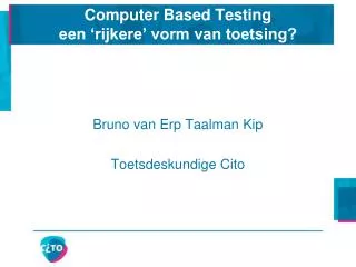 computer based testing een rijkere vorm van toetsing