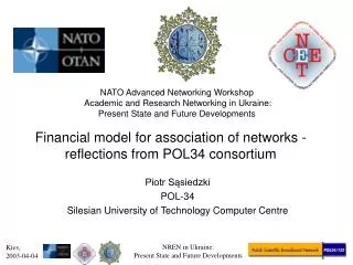 Financial model for association of networks - reflections from POL34 consortium