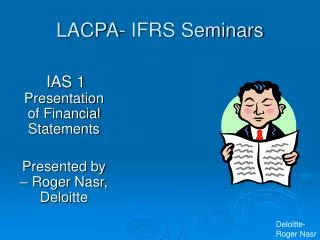 LACPA- IFRS Seminars
