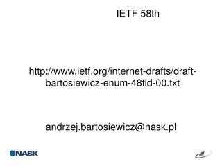 andrzej.bartosiewicz@nask.pl