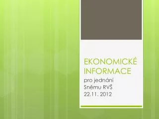 ekonomick informace