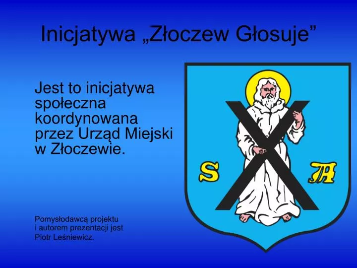 inicjatywa z oczew g osuje