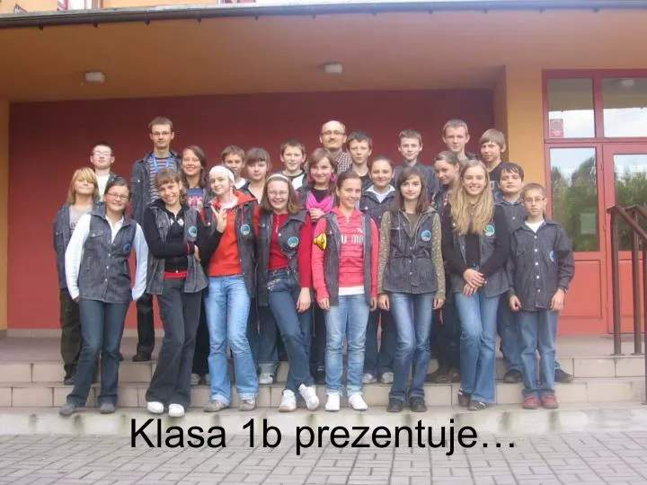 klasa 1b prezentuje