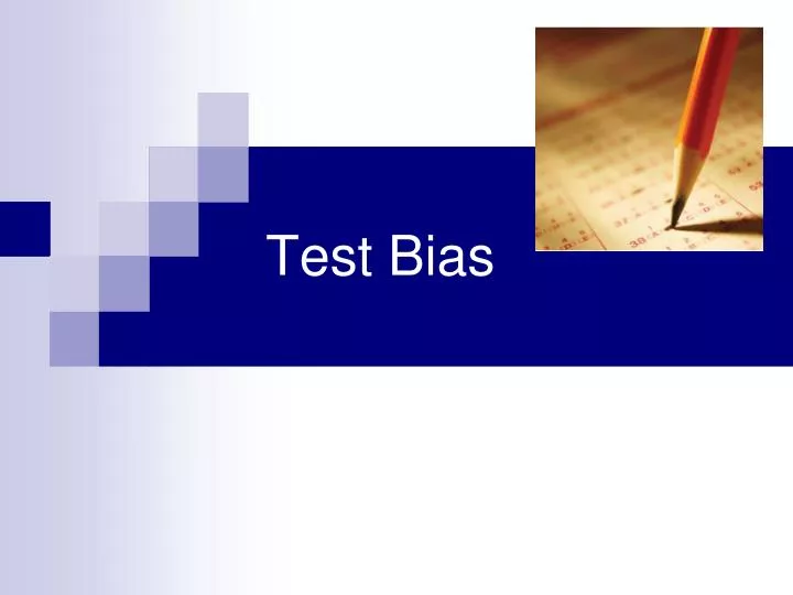 test bias