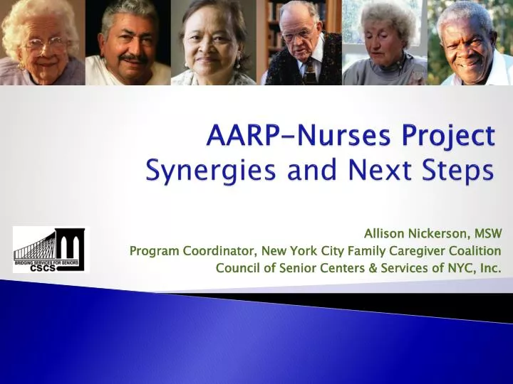 aarp nurses project synergies and next steps