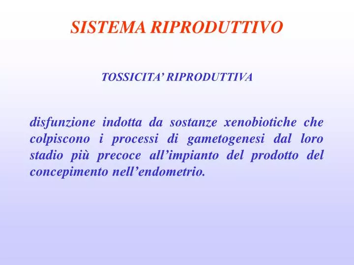 sistema riproduttivo