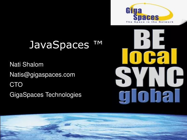 javaspaces