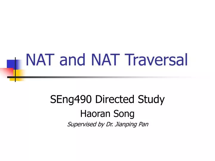 nat and nat traversal