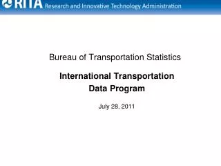 Bureau of Transportation Statistics