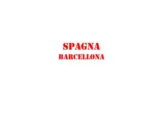 spagna barcellona