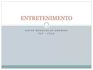 entretenimento