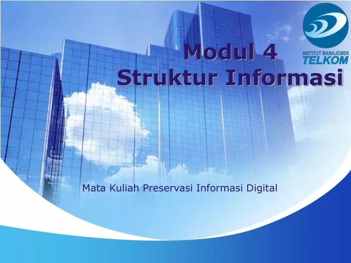 modul 4 struktur informasi